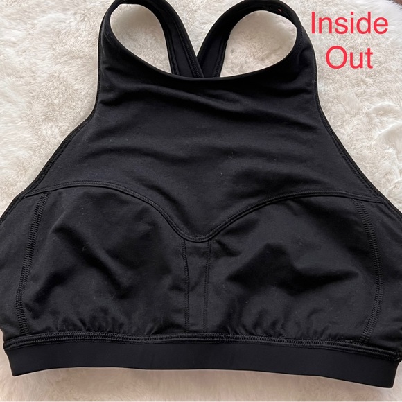 Lululemon Colour Me Quick Bra Black / Flash Light Tone Size 4 - Picture 13 of 13